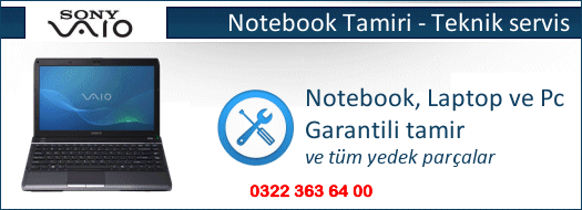 Adana Sony Notebook servisi